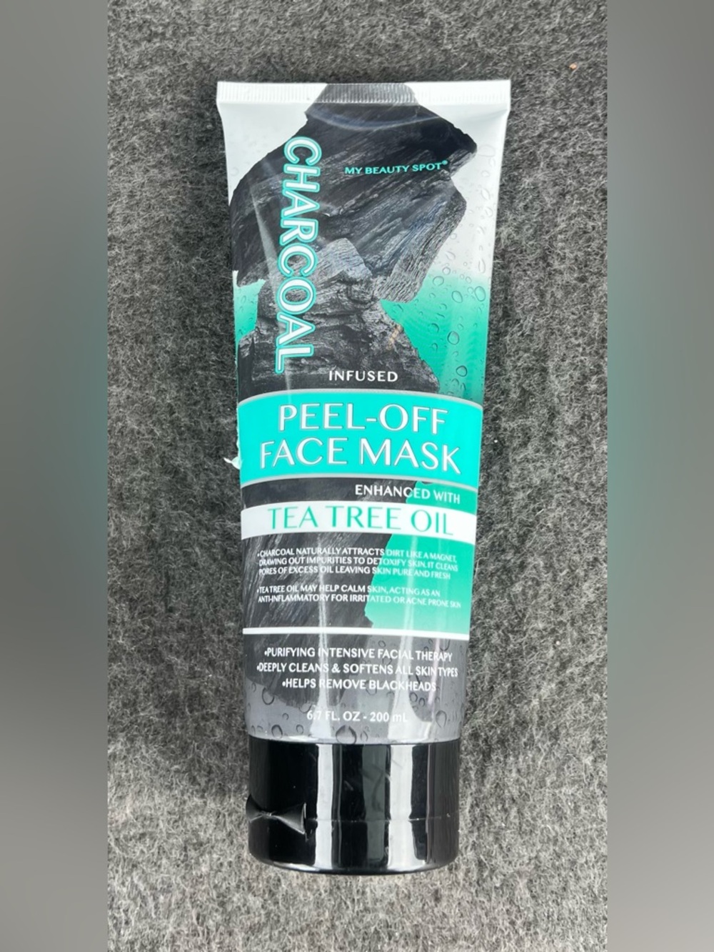 My beauty spot : Charcoal infused Peel-Off Face Mask withTea Tree Oil. 6.7 Fl oz